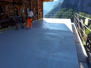 Betonsanierung Terasse Sunnbüel