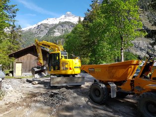 Bagger 16to mit Dumper