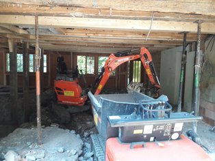 Unterkellerung Wandfluh mit 1.7to